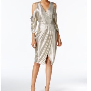 NWOT, RACHEL Rachel Roy's light-catching wrap dress, Size XS